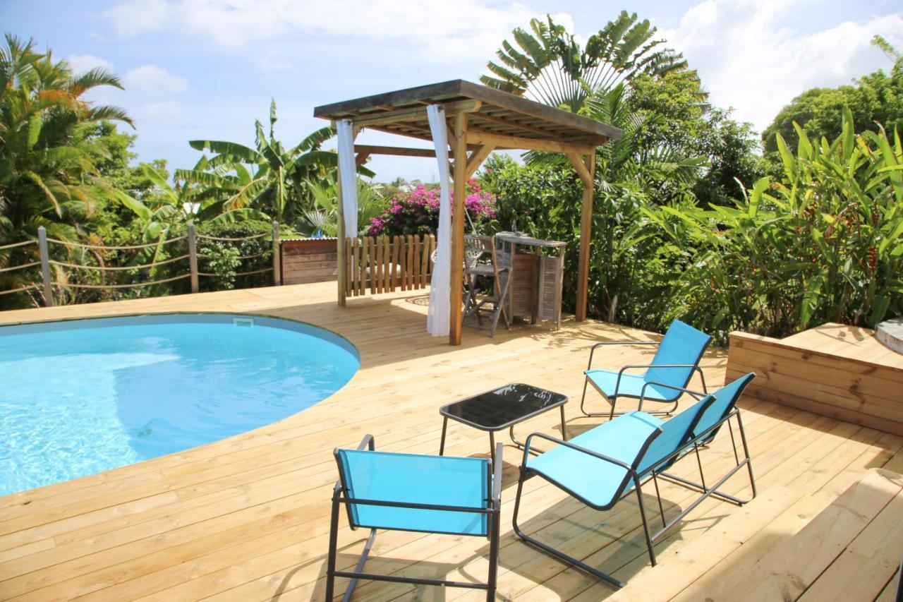 L Orchidee Bleue, Bas De Villa, Vue Mer, Piscine Privee Sainte-Anne  Exterior photo
