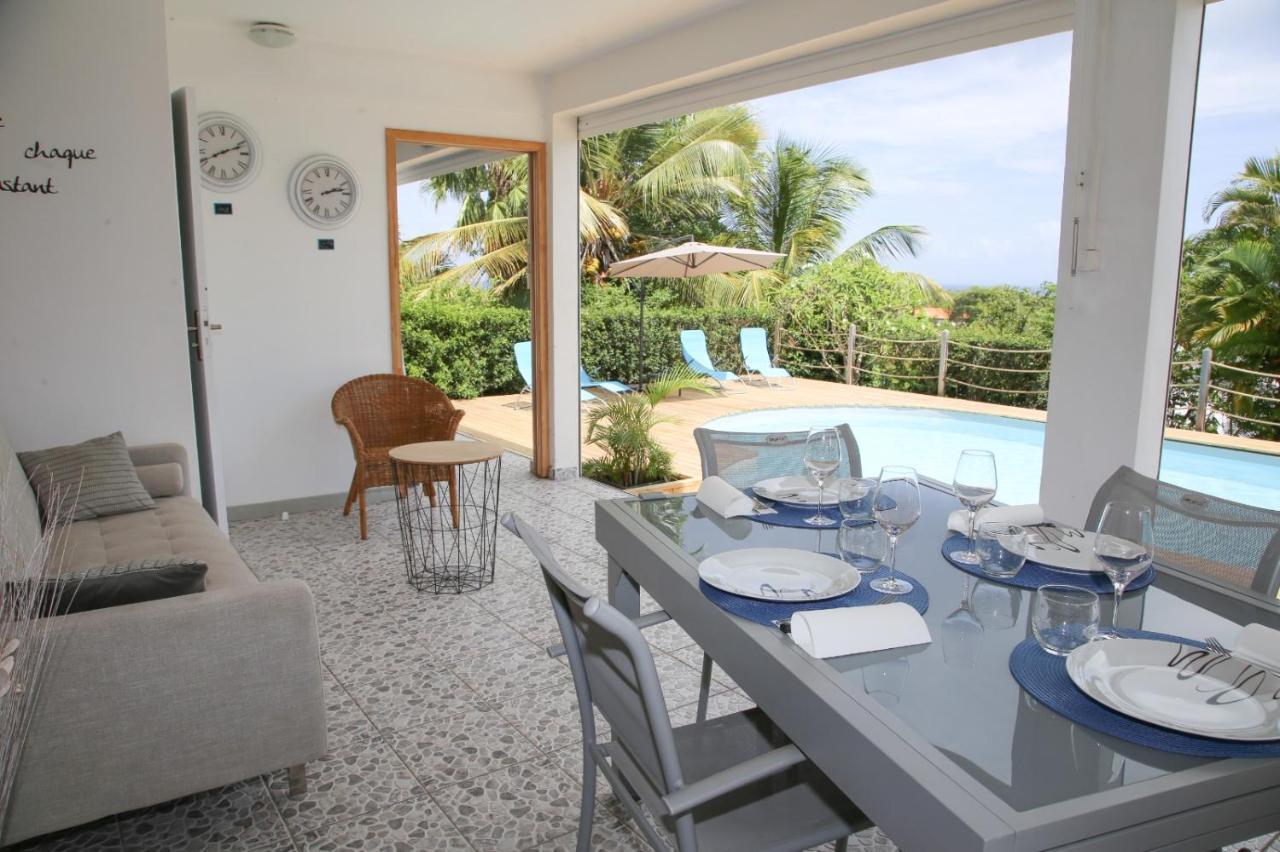 L Orchidee Bleue, Bas De Villa, Vue Mer, Piscine Privee Sainte-Anne  Exterior photo